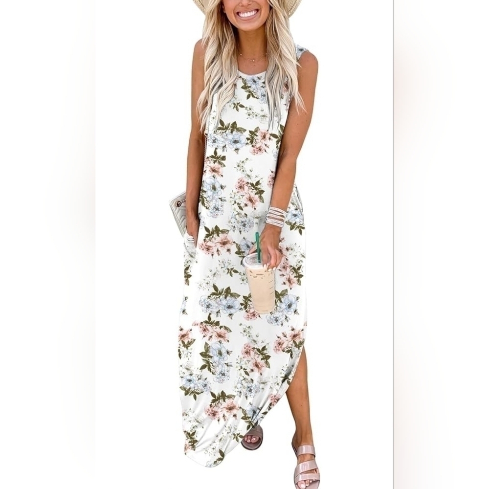 NWOT Floral Maxi Dress